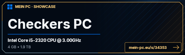 PC-Showcase Checkers PC von DerrChecker auf MEIN PC