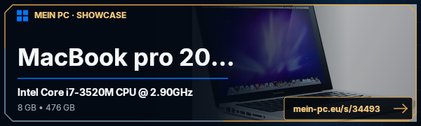 PC-Showcase MacBook pro 2012  von lilwatte auf MEIN PC