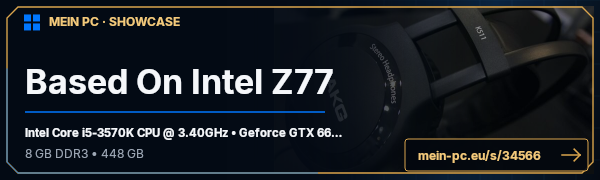 PC-Showcase Based On Intel Z77 von FairplayY auf MEIN PC