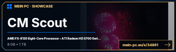 PC-Showcase CM Scout  von AIRGAMER auf MEIN PC