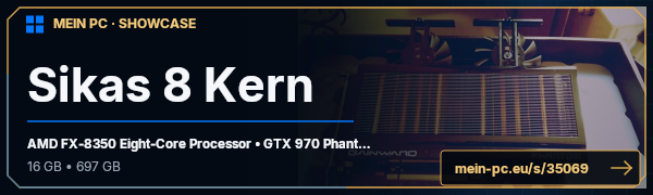 PC-Showcase Sikas 8 Kern  von sika4ever auf MEIN PC