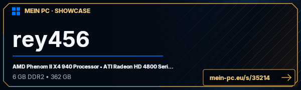 PC-Showcase rey456 von rey456 auf MEIN PC