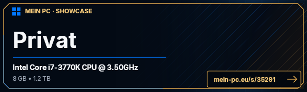 PC-Showcase Privat von No_Mexx auf MEIN PC