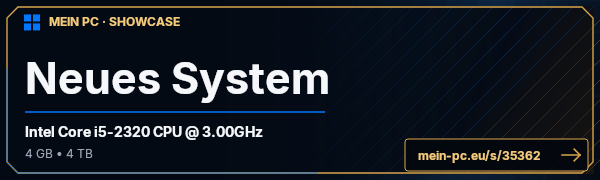 PC-Showcase Neues System von Numb auf MEIN PC
