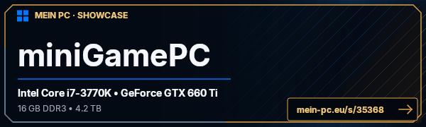 PC-Showcase miniGamePC von Limpi auf MEIN PC