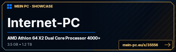 PC-Showcase Internet-PC von Sfgame456 auf MEIN PC