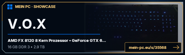 PC-Showcase V.O.X von sternentor-1 auf MEIN PC