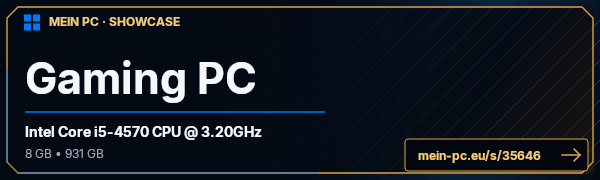 PC-Showcase Gaming PC von Apple5g auf MEIN PC