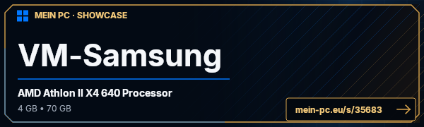PC-Showcase VM-Samsung von Kuddel auf MEIN PC