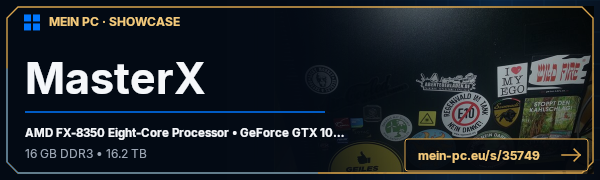 PC-Showcase MasterX von FunkyMonk auf MEIN PC