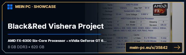 PC-Showcase Black&Red Vishera Project von BrT auf MEIN PC
