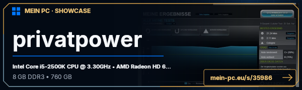 PC-Showcase privatpower von SamFischer66 auf MEIN PC