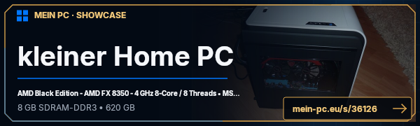 PC-Showcase  kleiner Home PC  von The Chucky68 auf MEIN PC