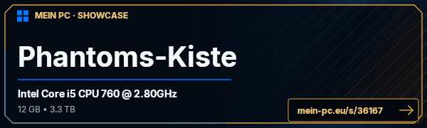 PC-Showcase Phantoms-Kiste von zeckelovesastra auf MEIN PC