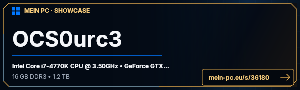 PC-Showcase OCS0urc3 von S0urc3C0de auf MEIN PC