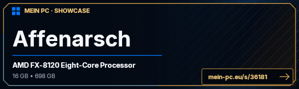 PC-Showcase Affenarsch von Herford93 auf MEIN PC