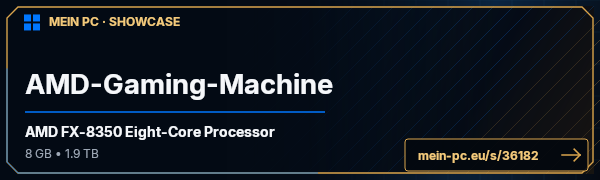PC-Showcase AMD-Gaming-Machine von Synthetic auf MEIN PC