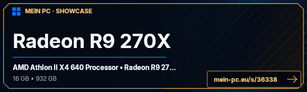 PC-Showcase Radeon R9 270X von WhiteCollar auf MEIN PC