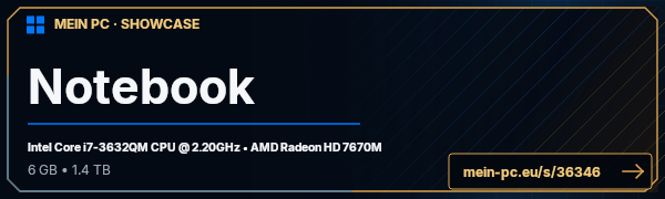 PC-Showcase Notebook von byteturtle auf MEIN PC