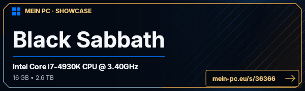 PC-Showcase Black Sabbath von Kaioken90 auf MEIN PC