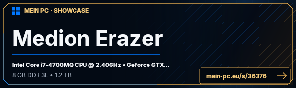 PC-Showcase Medion Erazer von Blackhell25 auf MEIN PC