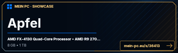 PC-Showcase Apfel von ApfelkoN auf MEIN PC