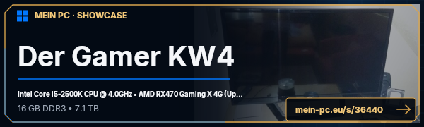 PC-Showcase Der Gamer KW4 von Khrytorat auf MEIN PC
