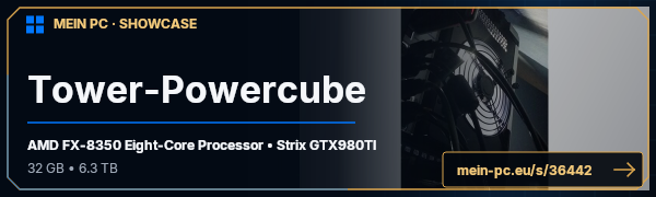 PC-Showcase Tower-Powercube von megatroenchen auf MEIN PC