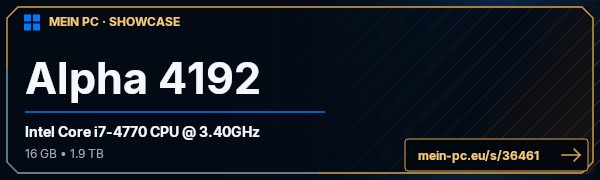 PC-Showcase Alpha 4192 von matzel318 auf MEIN PC