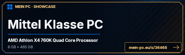 PC-Showcase Mittel Klasse PC von exotiqzx7 auf MEIN PC