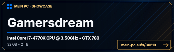 PC-Showcase Gamersdream von KingConLP auf MEIN PC