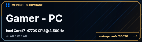 PC-Showcase Gamer - PC von eXpeRTThieF auf MEIN PC
