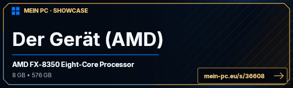 PC-Showcase Der Gerät (AMD) von schokokeks56 auf MEIN PC