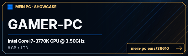 PC-Showcase GAMER-PC von D4XTR3M3 auf MEIN PC