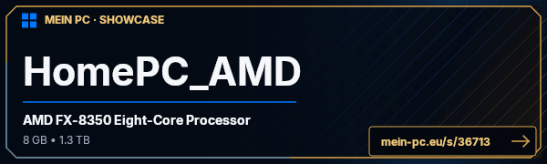 PC-Showcase HomePC_AMD von Mr. Rums auf MEIN PC