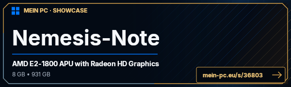 PC-Showcase Nemesis-Note von NEMESlS auf MEIN PC
