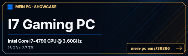 PC-Showcase I7 Gaming PC von Böhser Onkel auf MEIN PC