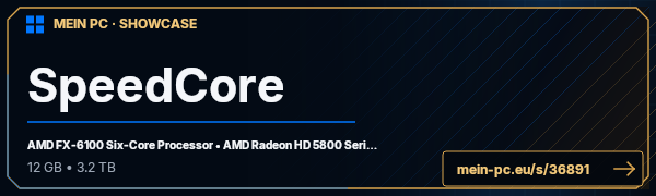 PC-Showcase SpeedCore von Rico2012 auf MEIN PC