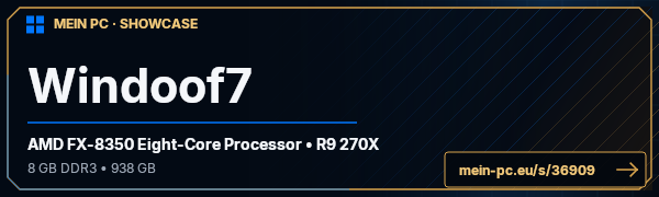 PC-Showcase Windoof7 von NorishigeKun auf MEIN PC