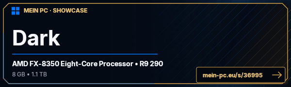 PC-Showcase Dark von Reda auf MEIN PC