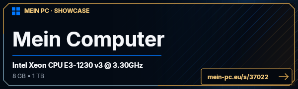 PC-Showcase Mein Computer von Muchi123 auf MEIN PC