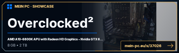 PC-Showcase Overclocked² von Overclocked² auf MEIN PC