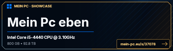 PC-Showcase Mein Pc eben von ask94 auf MEIN PC