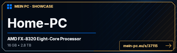 PC-Showcase Home-PC von timohier auf MEIN PC