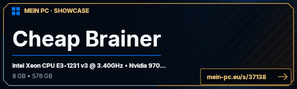 PC-Showcase Cheap Brainer von Code11 auf MEIN PC