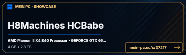 PC-Showcase H8Machines HCBabe von H8MachineHC auf MEIN PC