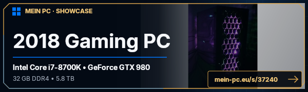PC-Showcase 2018 Gaming PC von Silvery auf MEIN PC