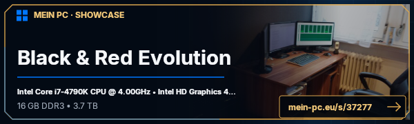 PC-Showcase Black & Red Evolution von Pray_ auf MEIN PC