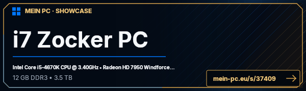 PC-Showcase i7 Zocker PC von Stylerbob auf MEIN PC