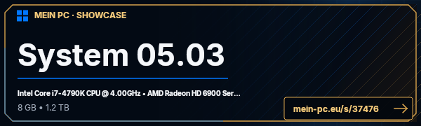 PC-Showcase System 05.03 von SirJ0ker auf MEIN PC